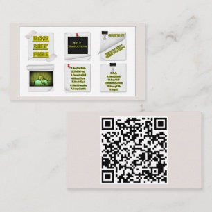 Cartão De Contato Bon Net Fide qr code