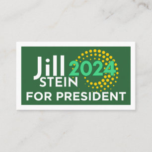 Cartão De Contato Caneca de cerveja De Jill Para O Presidente 2024