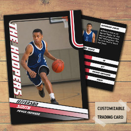 Cartão De Contato Carta de Troca Personalizada de Jogador de Basquet