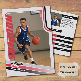 Cartão De Contato Carta de Troca Personalizada de Jogador de Basquet