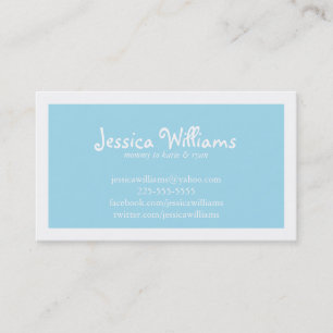 Cartão De Contato Chevron chique