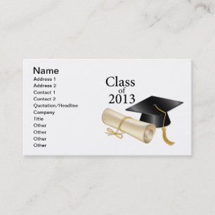Cartão De Contato Classe de 2013