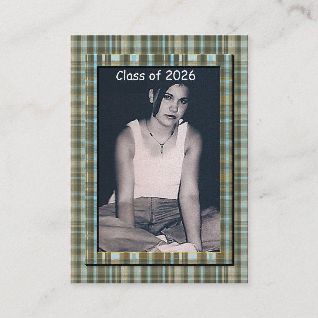 Cartão De Contato Classe de Mais velho de xadrezes 2010 (Frente)