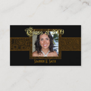 Cartão De Contato Classe de placas de Mais velho 2009