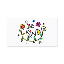 Colorido Seja gentil com negócios florais