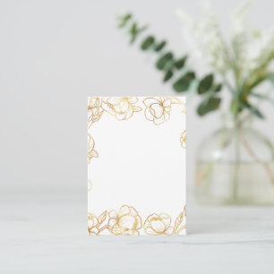 Cartão De Contato Crie o seu próprio branco elegante
