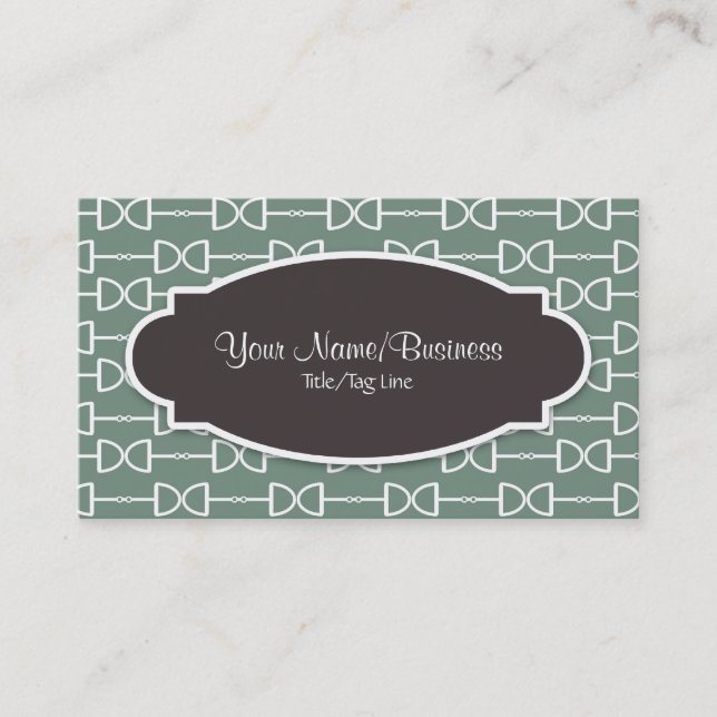 Cartão De Contato D-Ring Snaffle Horse Bit na Olivicultura (Frente)