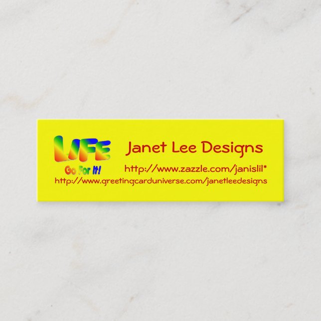 Cartão de Contato de Vida (Frente)