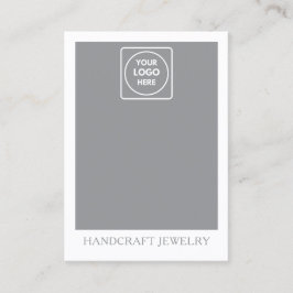 Cartão De Contato Dusty Blue Jewelry display holder
