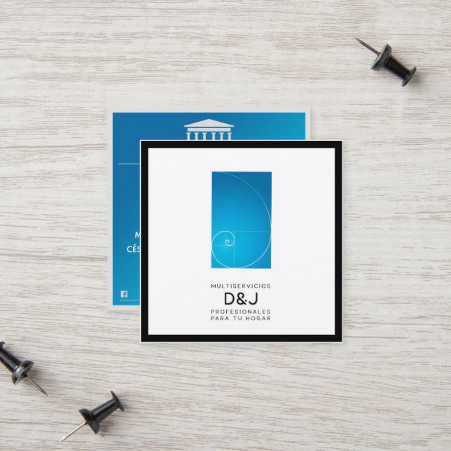 Cartão De Contato Elegante  y bellísima tarjeta de presentación. (Frente/Verso In Situ)