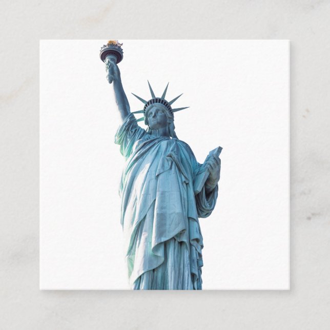Cartão De Contato Estátua da liberdade (Frente)