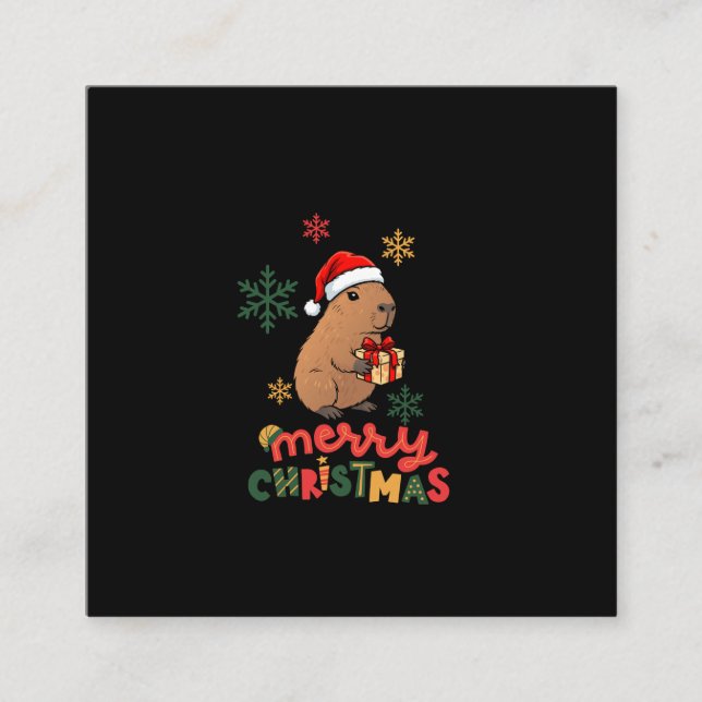 CARTÃO DE CONTATO FELIZ NATAL (Frente)