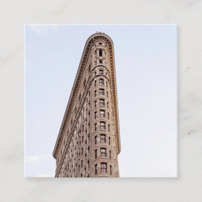Cartão De Contato Flatiron building  (Frente)