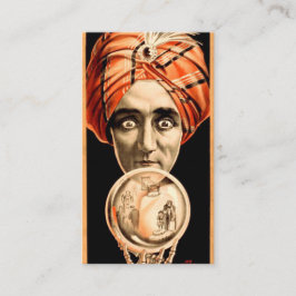 Cartão De Contato Fortune Teller Crystal Ball