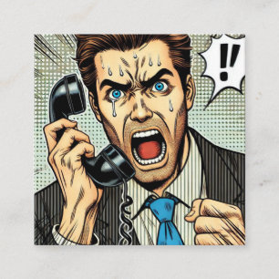 Cartão De Contato "Frantic Call"
