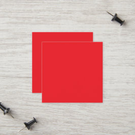 Cartão De Contato Fundo Vermelho Sólido