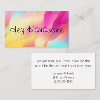 Cartão De Contato Funny Gals Call Me Date