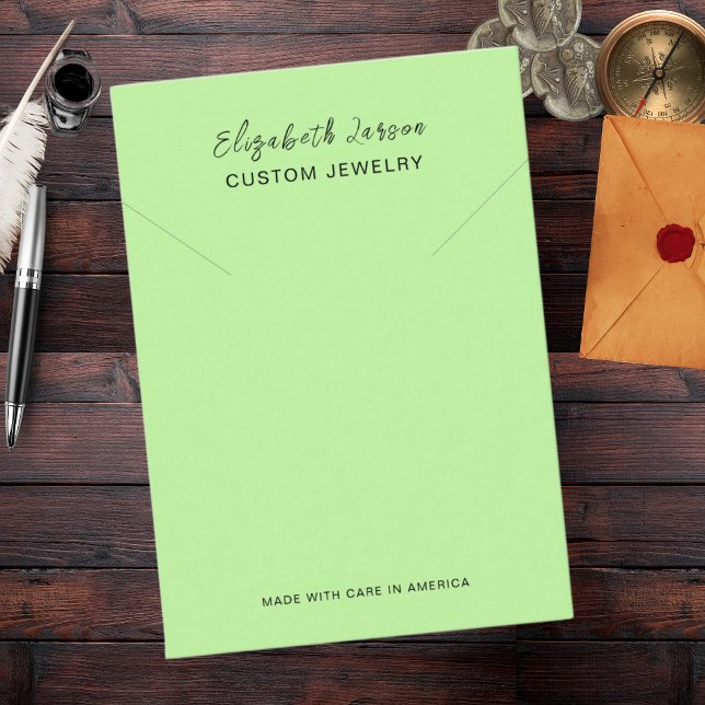 Cartão De Contato Glamour Hoops Coleção Chic de Logo Personalizado O (Criador carregado)