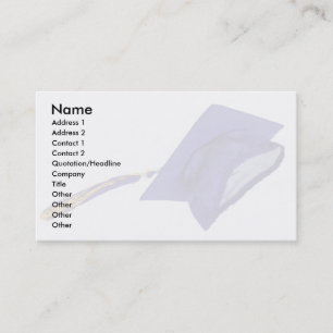 Cartão De Contato GraduationMortar, nome, endereço 1, endereço 2, C…