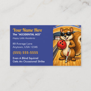 Cartão De Contato Jogador da Liga "O Ás Acidental" Blind Squirrel