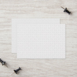 Cartão De Contato Light Grey Geometric Tile Pattern