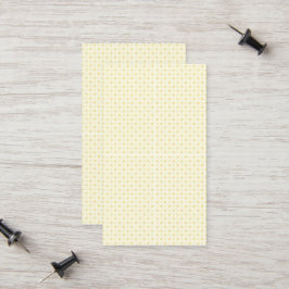 Cartão De Contato Lindos Círculos Amarelos em Fundo Branco