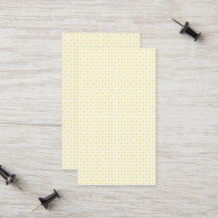 Cartão De Contato Lindos Círculos Amarelos em Fundo Branco