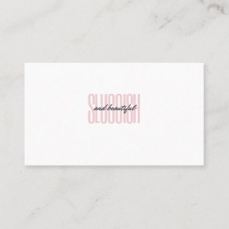 Cartão De Contato Luggy e linda