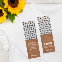 Marca de Boutique Geométrica Personalizada