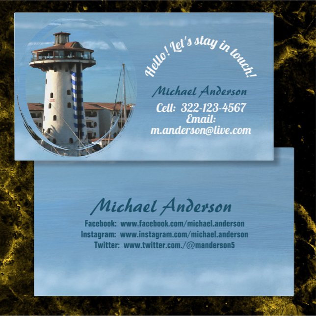 Cartão De Contato Marina Vallarta 0948 (Criador carregado)