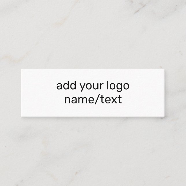 CARTÃO DE CONTATO MÍNIMO SIMPLES ADICIONE O TEXTO PERSONALIZADO DO L (Frente)