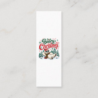 Cartão De Contato Natal muito fofo