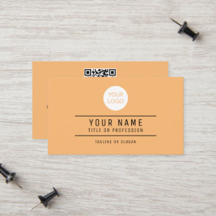 Cartão De Contato Nome do código QR Nome da Harmonia do logotipo pro