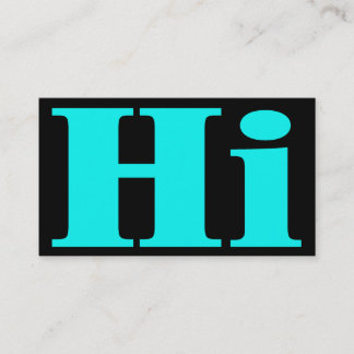 Cartão De Contato Olá!Cheery.All Purpose.Introdução chamada de cartã