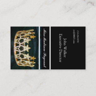 Cartão De Contato Ouro Crown Business ou Calling Card