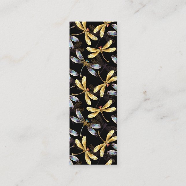 Cartão De Contato Padrão sem costura com Ouros (Frente)