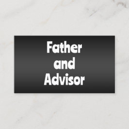 Cartão De Contato Pai da Noiva