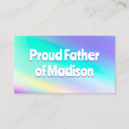 Cartão De Contato Pai de casamento da noiva