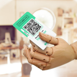 Cartão De Contato Pedido de Avaliação no TripAdvisor com Logotipo e