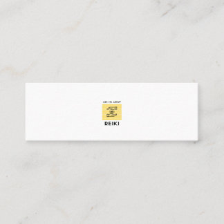 Cartão De Contato Pergunte-me sobre o reiki