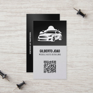 Cartão De Contato Personalizador de QR para Detalhes de Carros