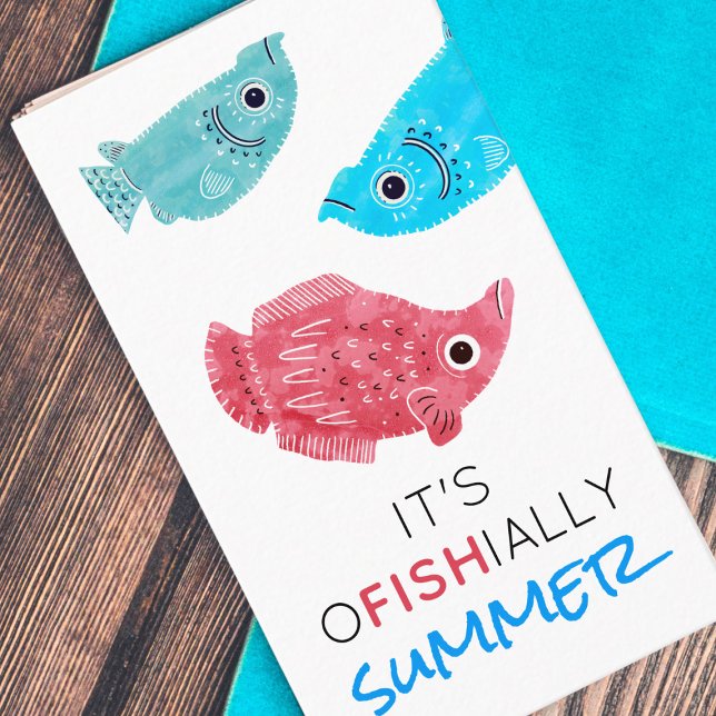 Cartão De Contato Piscina Reproduzir Data de Verão Crianças em Break (Criador carregado)