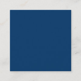 Cartão De Contato Placa de Chamada Personalizada Praça Azul marinho
