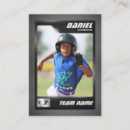 Cartão De Contato Placa PRO Baseball com Placa de Negociação de Joga