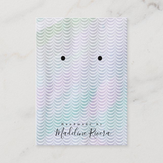 Cartão De Contato Placas de Exibição de Artisan Artisan com Cores de (Frente)