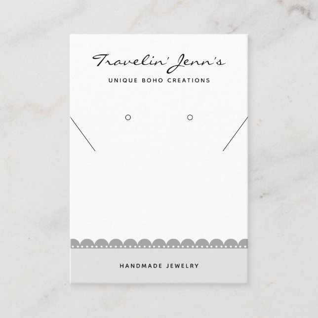 Cartão De Contato Placas de exibição de código QR para empresas arte (Frente)