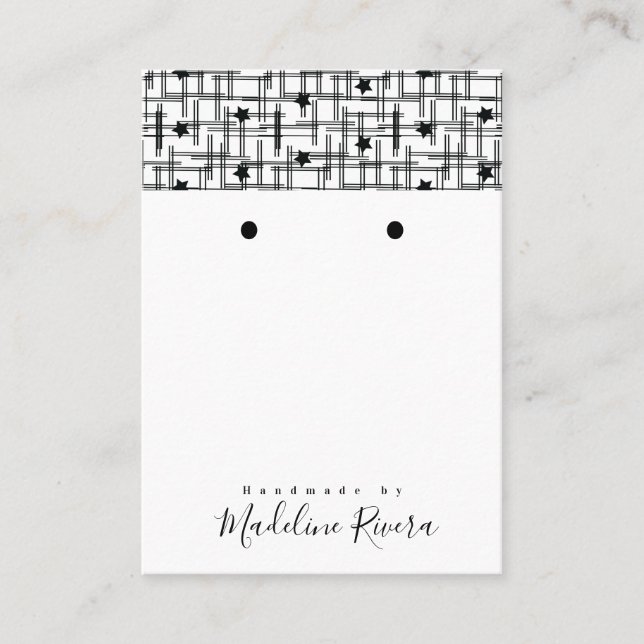 Cartão De Contato Placas de exibição para o Artisan Artisan com abst (Frente)