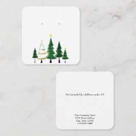 Cartão De Contato Placas de exibição personalizadas para ver árvore
