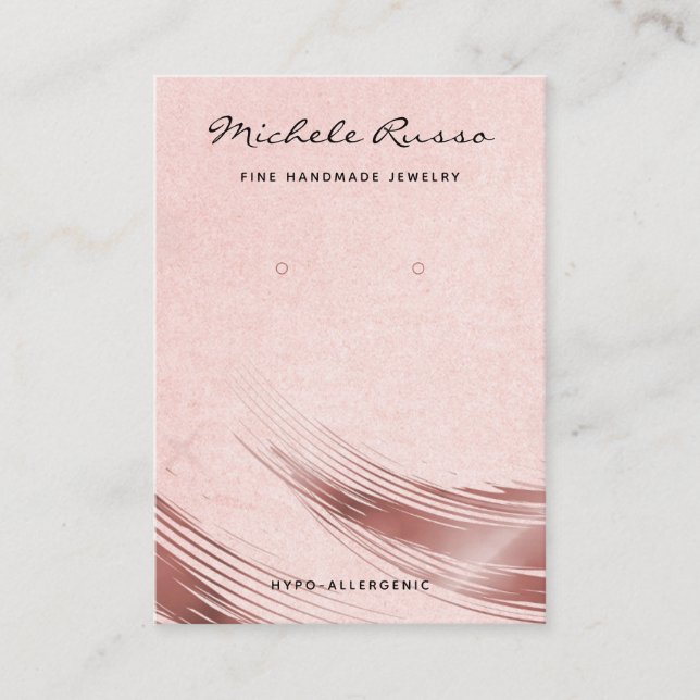 Cartão De Contato Placas de vídeo para joalharia de código QR feitas (Frente)