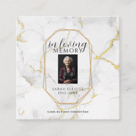 Cartão De Contato Prayer in memory of loved one Card